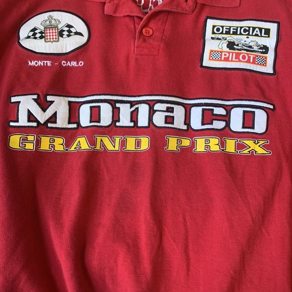 Formula 1 Monaco Grand Prix Red Polo - Picture 3 of 6